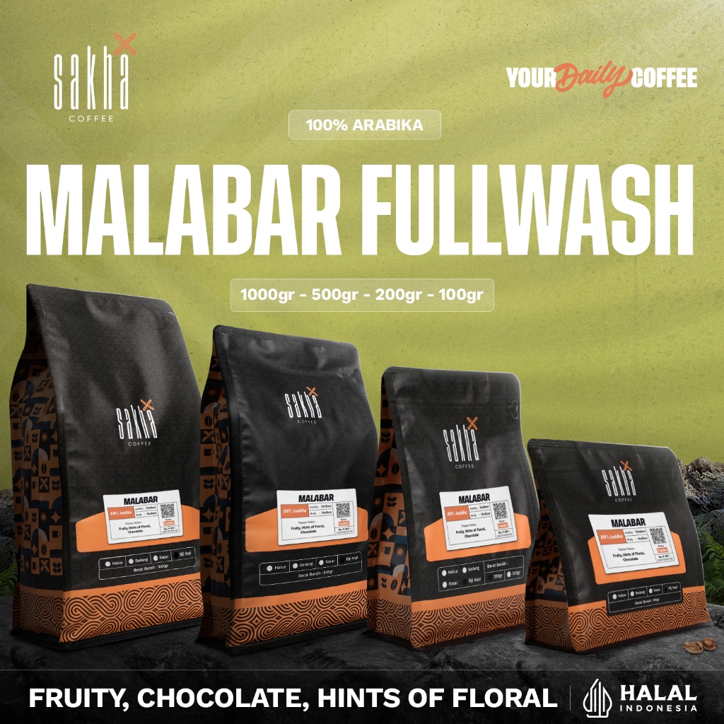 Biji Kopi Arabika Malabar Single Origin