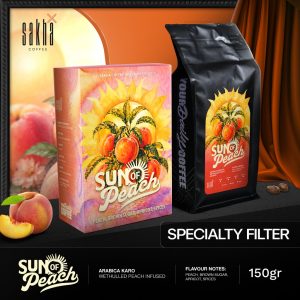 Biji Kopi Infused SUN OF PEACH Arabica Coffee Specialty Roasted Beans Coffe by Sakha Coffee